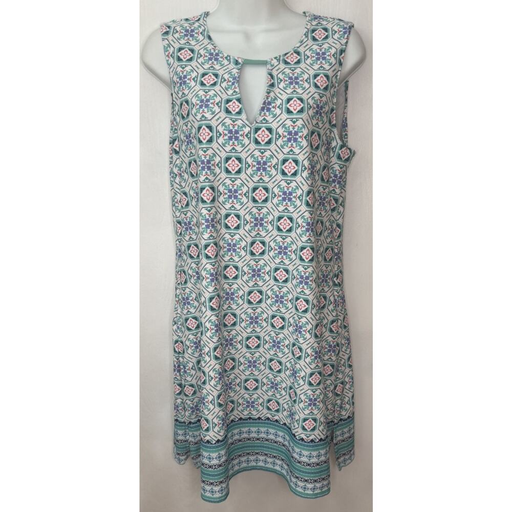 Aqua Et Sol Dress Women’s Medium UPF 50 Sleeveless Stretch Cover Up Above Knee